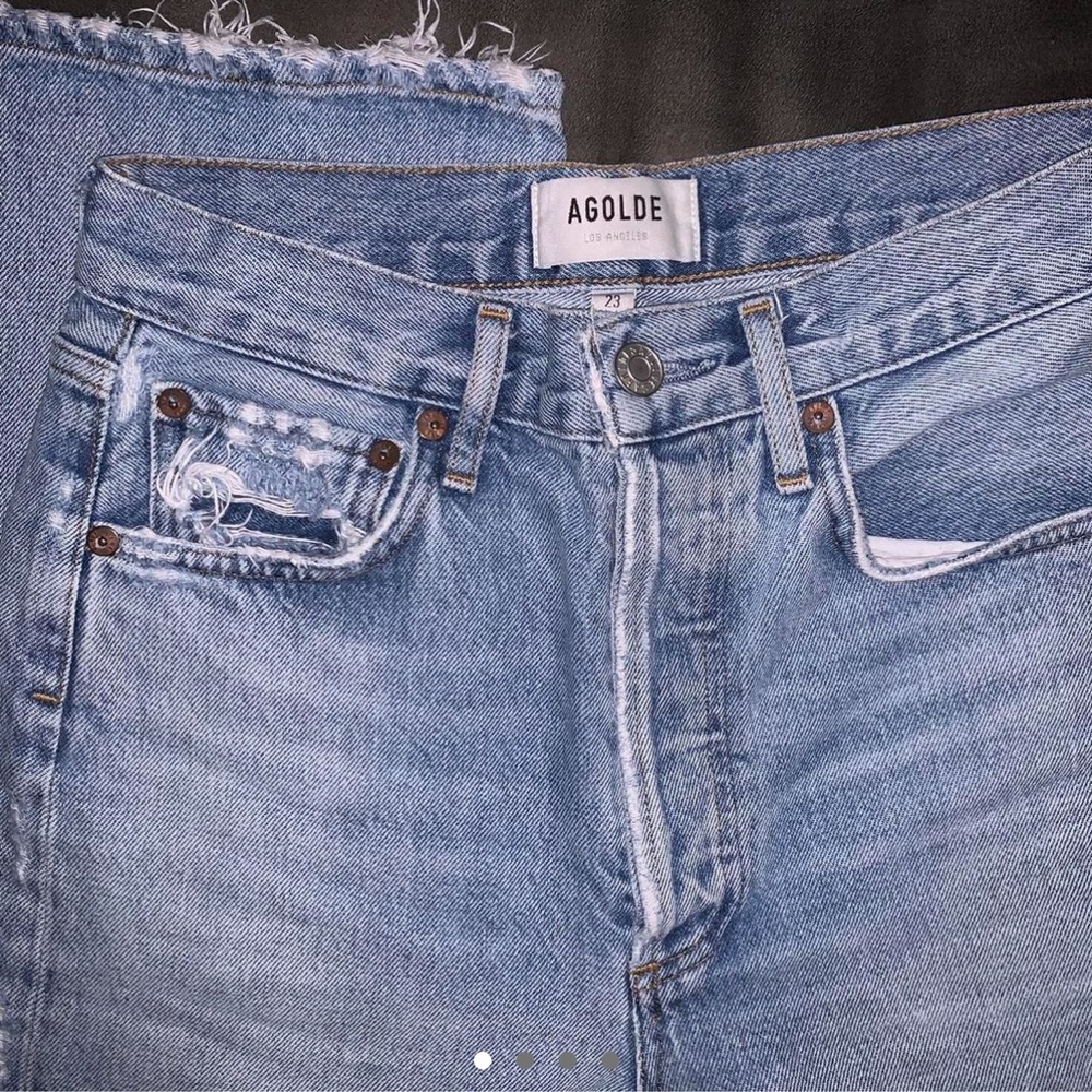Agolde 90s jeans purchased from Aritzia a few years back